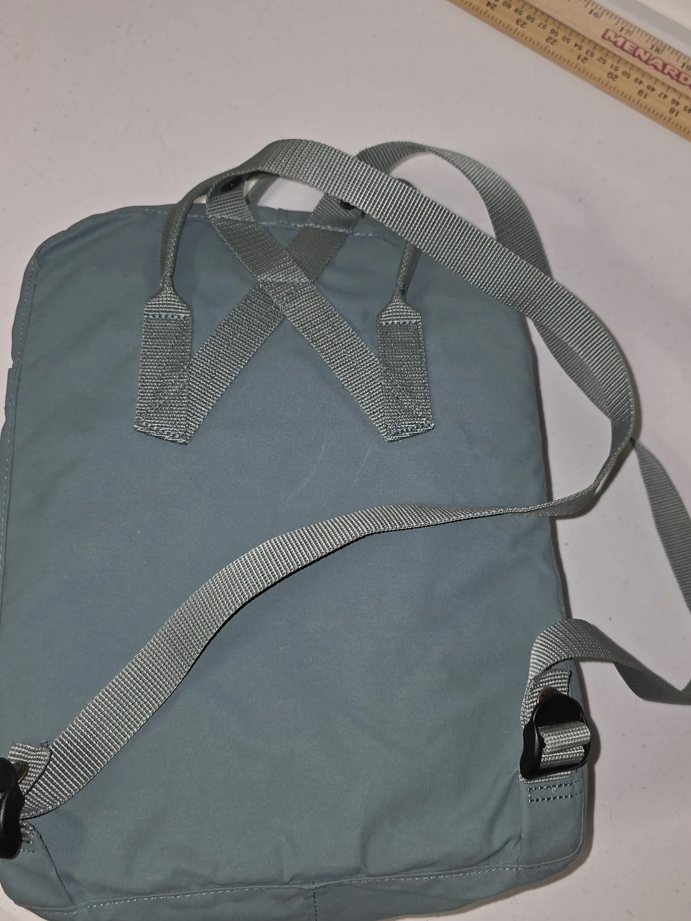 Fjallraven Kanken Fjällräven Kånken Classic Backpack Frost Green W/ Seat Pad